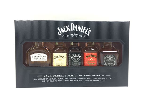 Jack Daniel's Tennessee Whiskey Set 5ks - miniaturky